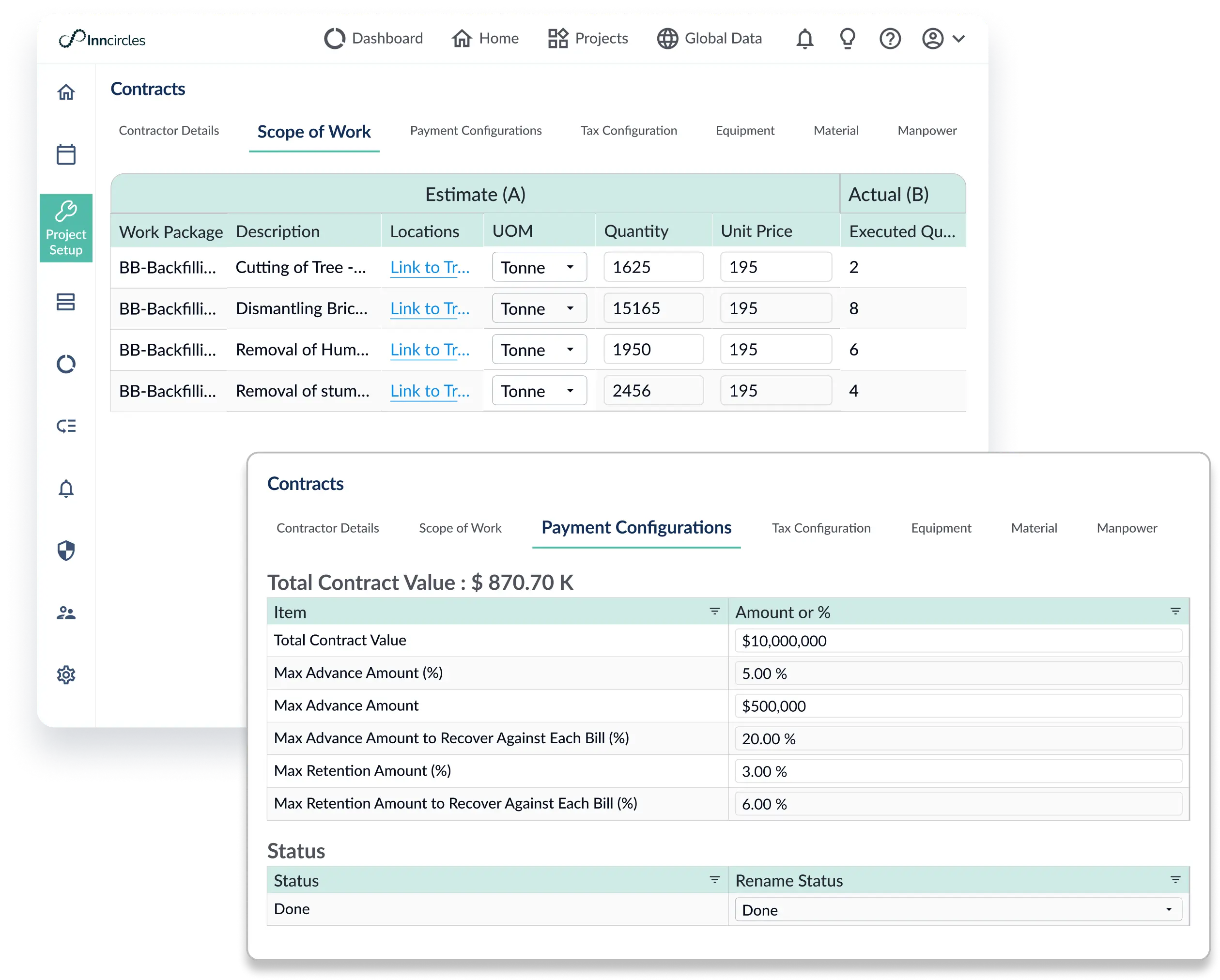 Inncircles: Custom-fit Construction Project Management Software